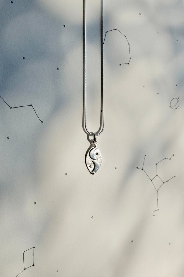 Mezzaluna Pendant - Sterling silver