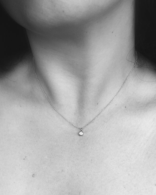 Sigil diamond pendant in 9ct yellow gold