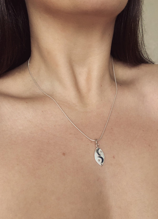 Mezzaluna Pendant - Sterling silver
