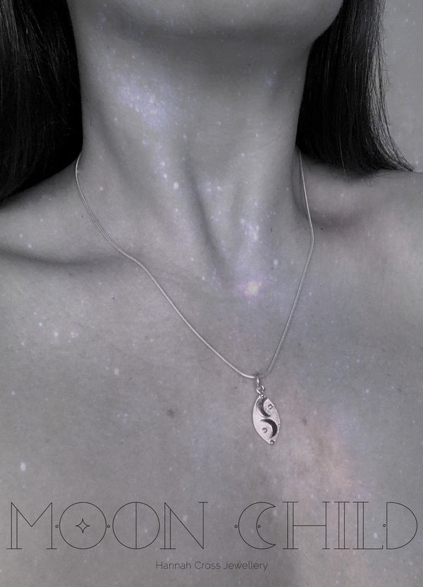 Mezzaluna Pendant - Sterling silver