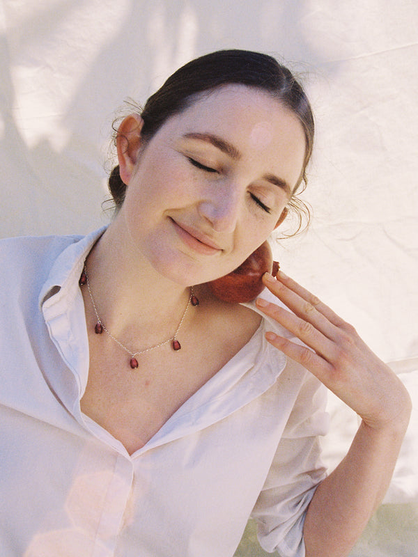 Persephone glass Necklace