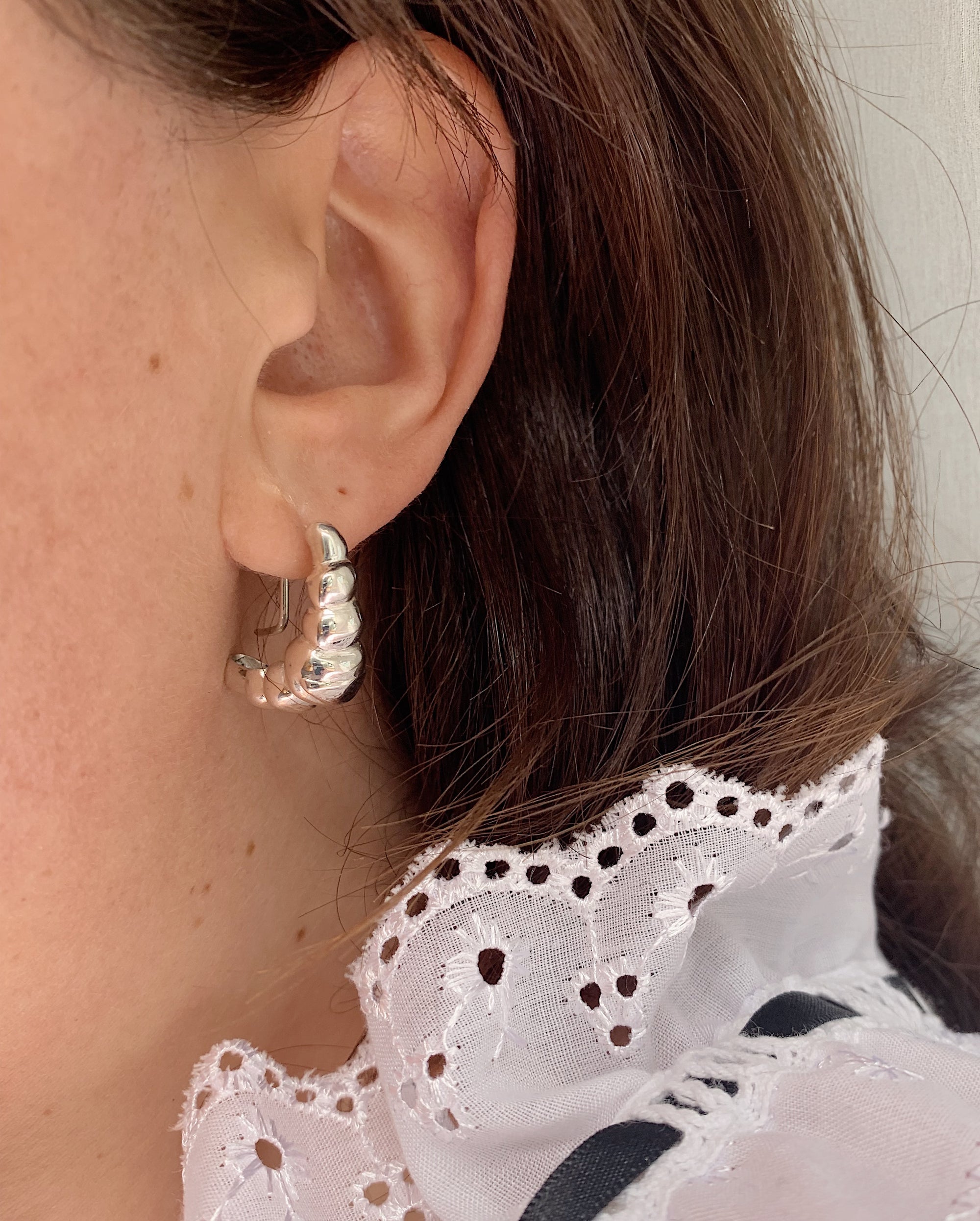 Crossant Earrings